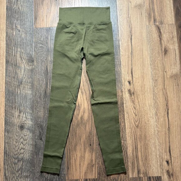 Halara Seamless Flow High Waisted Butt Lifting Leggings Winter Moss Size S 103 N - Picture 3 of 6